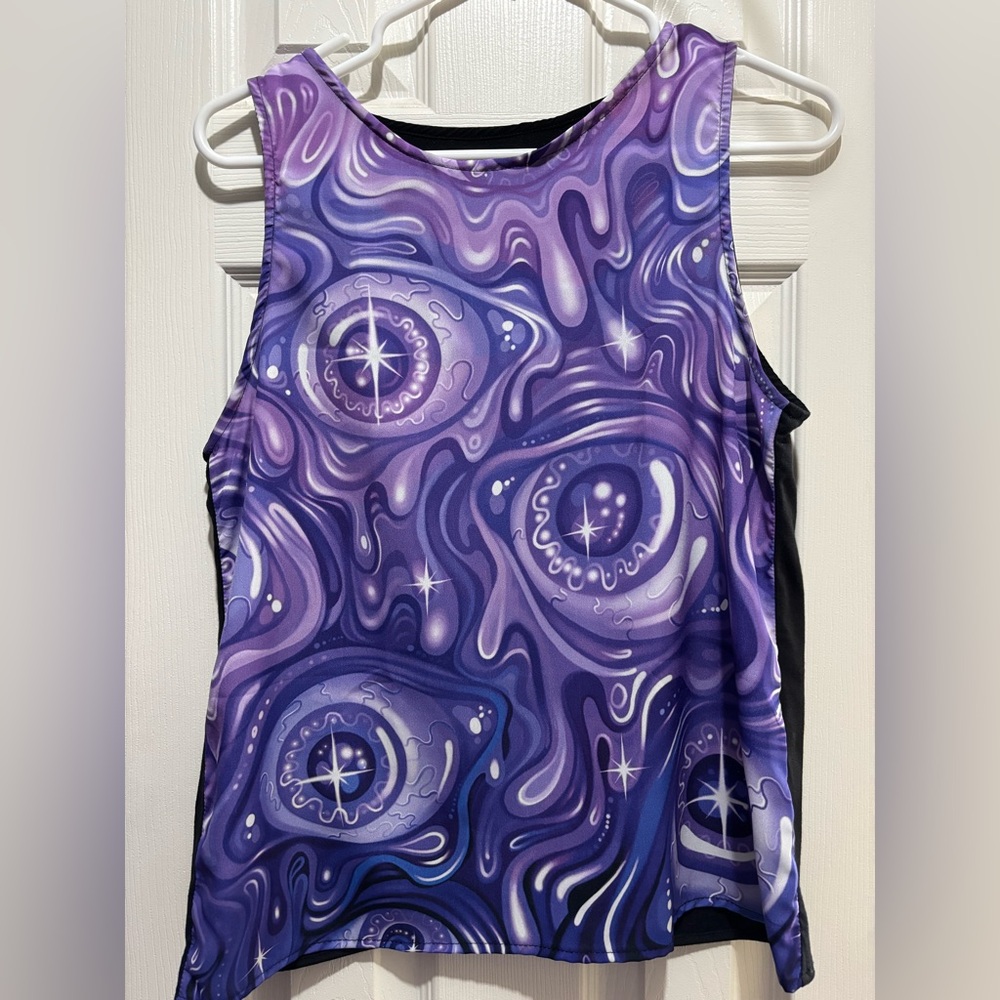 Redbubble Cosmic Eye Tank Top in Purple